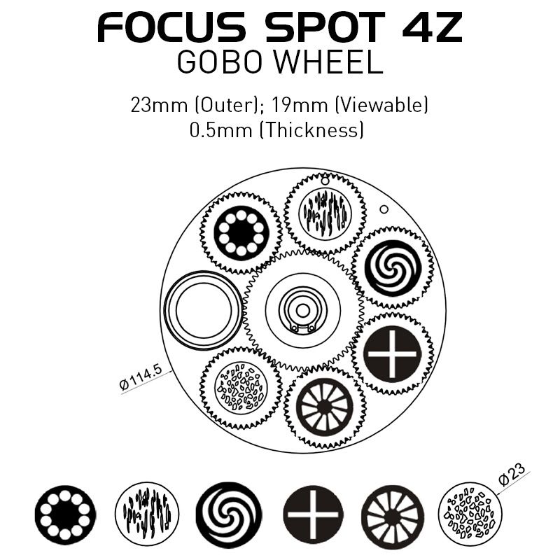 Focus Spot 4Z Pearl - Wisdom Esoterica - American DJ - 818651026245 - spot light