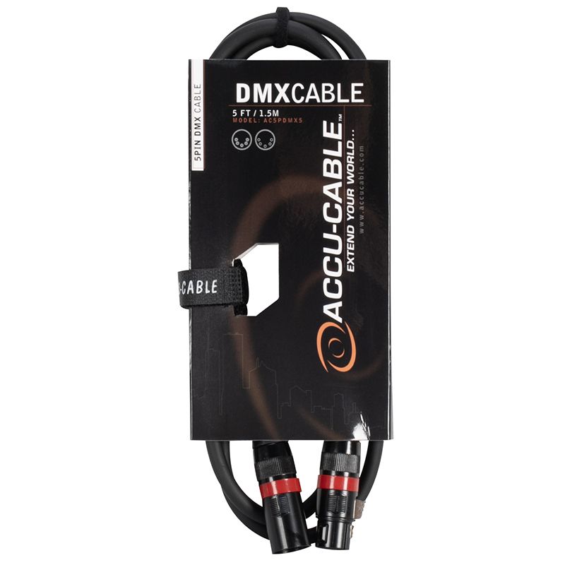 DMX Cables, 5-Pin - Wisdom Esoterica - American DJ - 819730011206 - DMX Cable