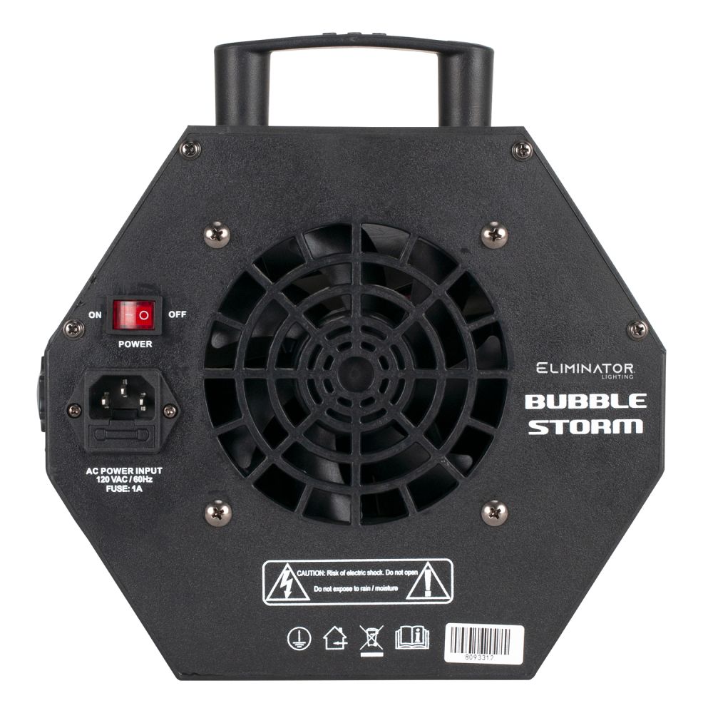 Eliminator Lightning Bubble Storm - Wisdom Esoterica - American DJ - 817175010709 - bubble machine
